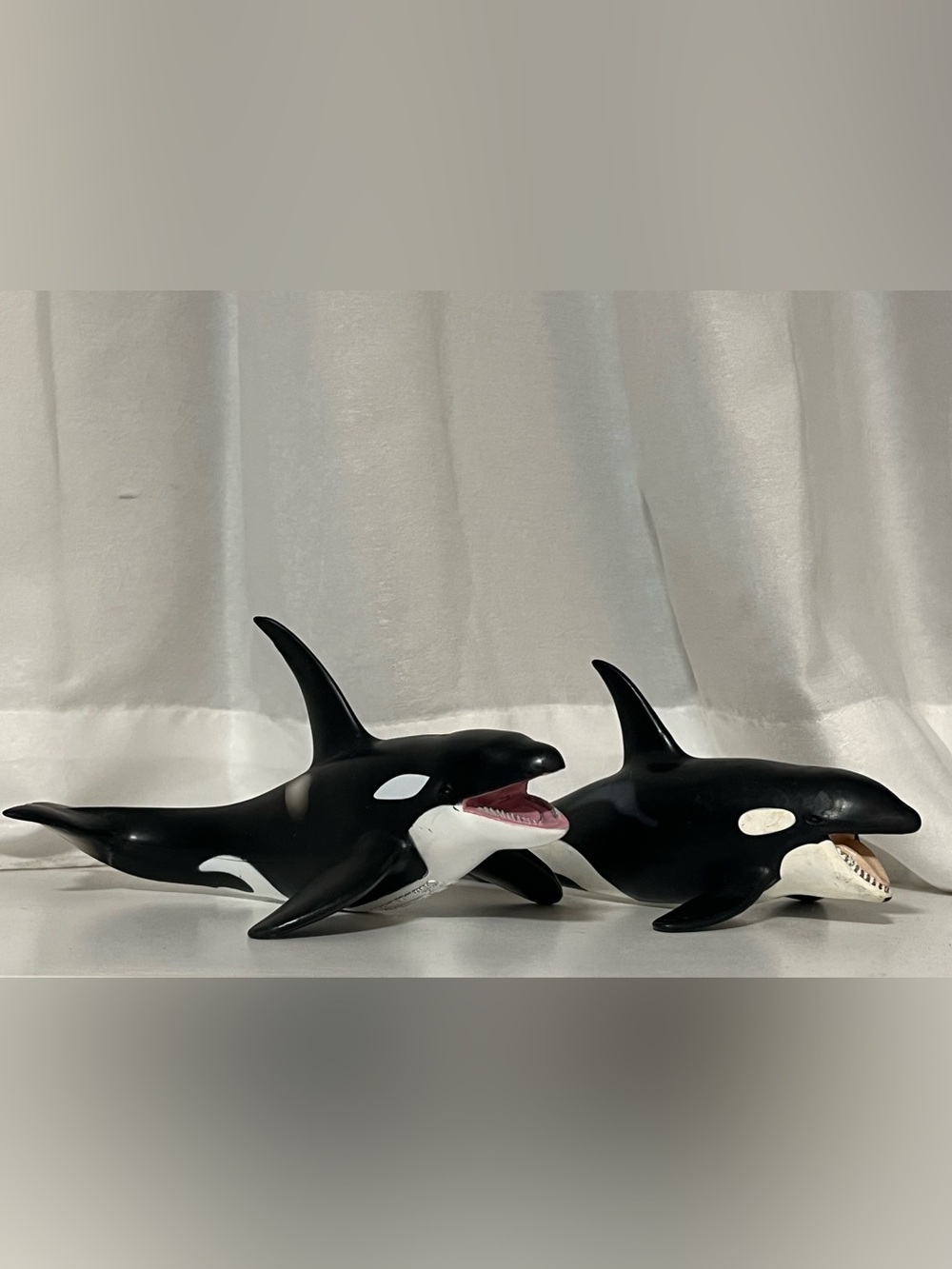 Retired Schleich & CollectA Orca Killer Whale Figures – Set of 2